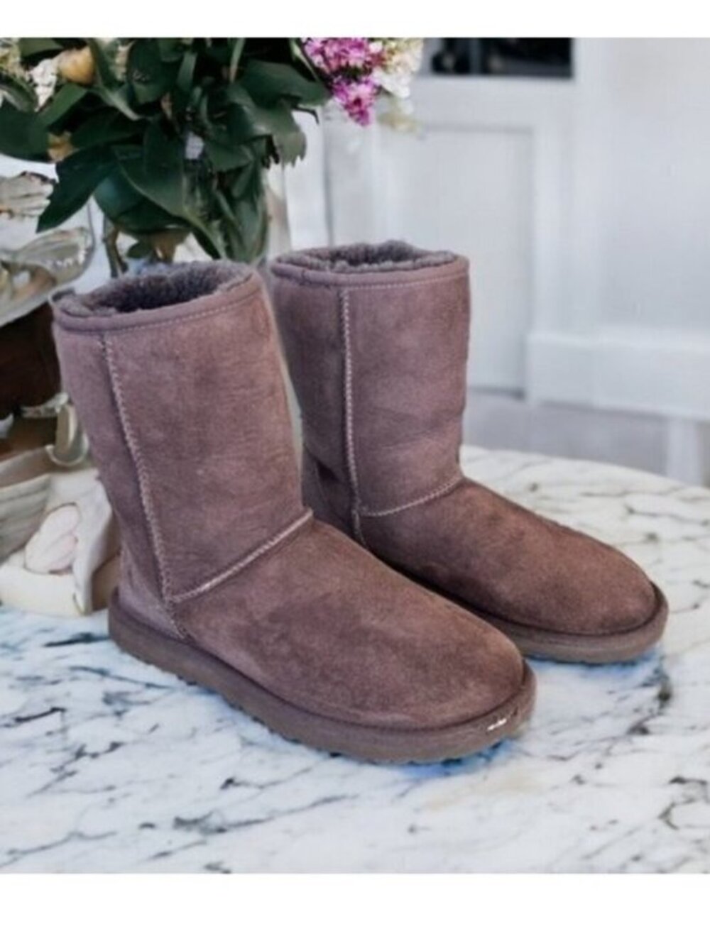 UGG Classic Short II Boots Size 6 Burnt Cedar Color - Picture 1 of 13